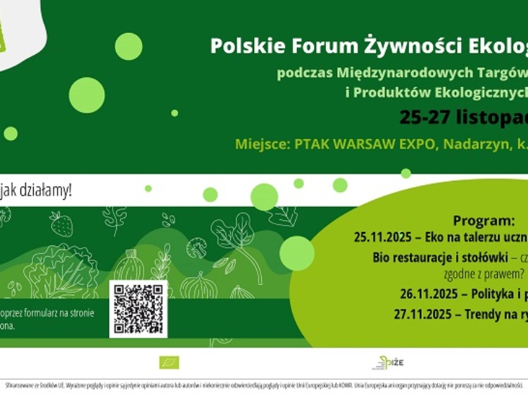 Razem dla przyszłości ekożywności – Polskie Forum Żywności Ekologicznej 2025 na BioExpo